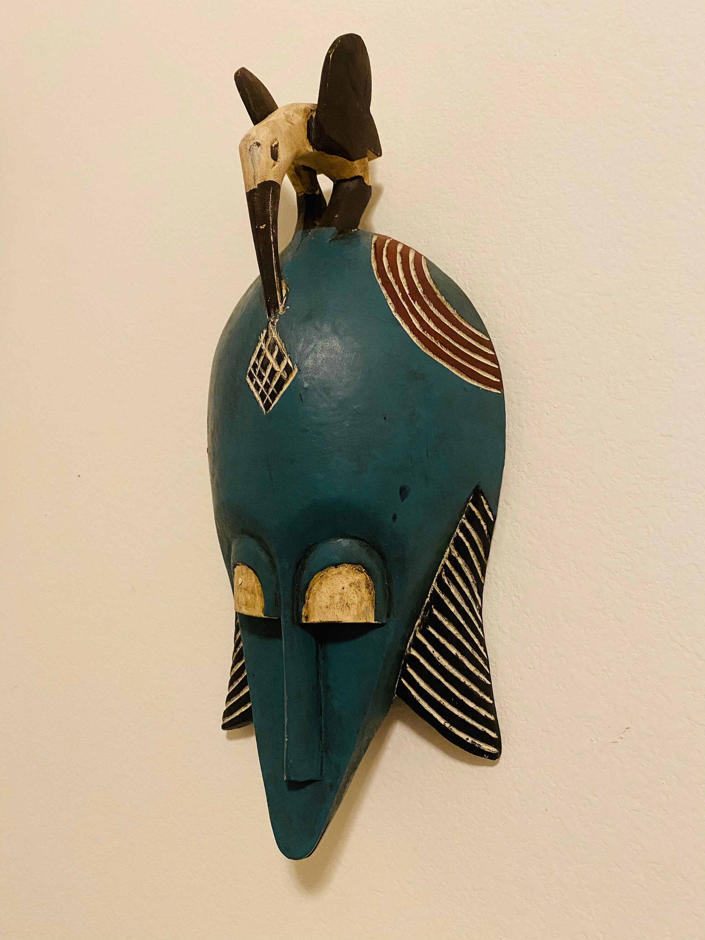 Tribal African Mask Wall Decor Art | Etsy