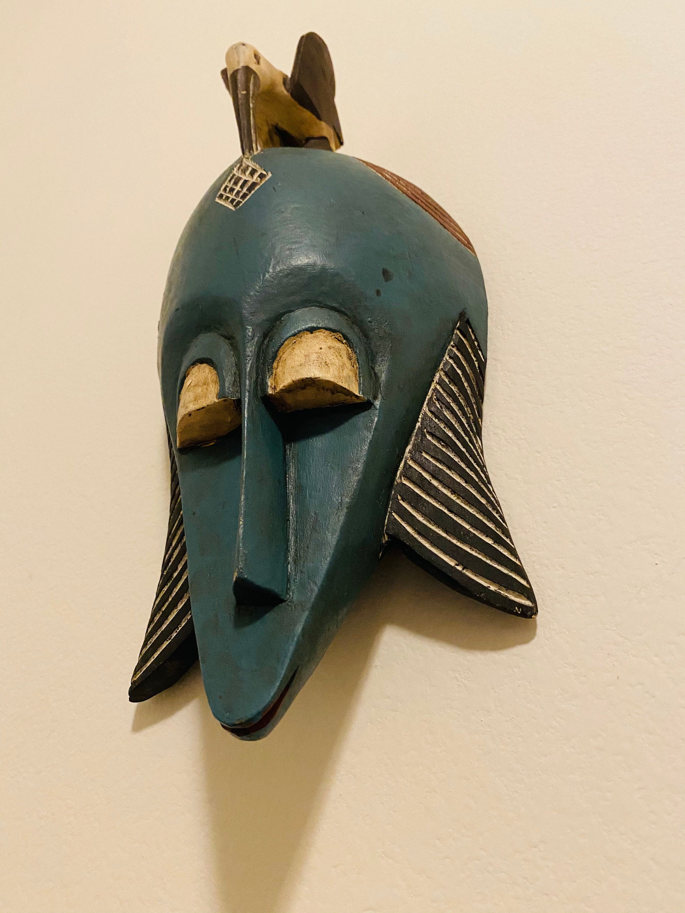 Tribal African Mask Wall Decor Art | Etsy