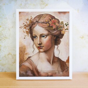 Saint Dorothea Catholic Art Print, Catholic Saint Printable Art, Catholic Gift For Gardeners, Patron Saint Gifts, Catholic Farmhouse Decor