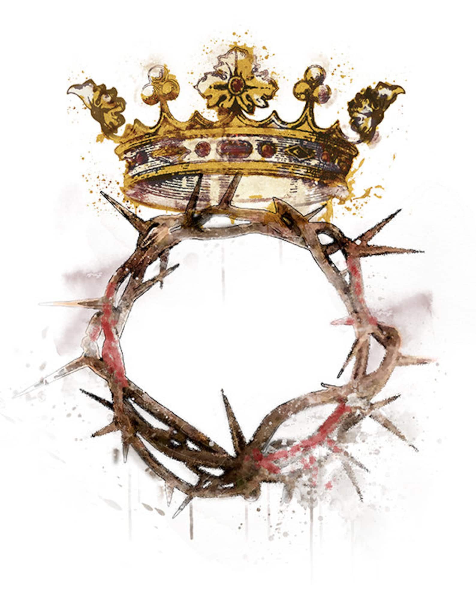 Crown of Thorns Printable Poster Size 20x30 Image Christ the | Etsy