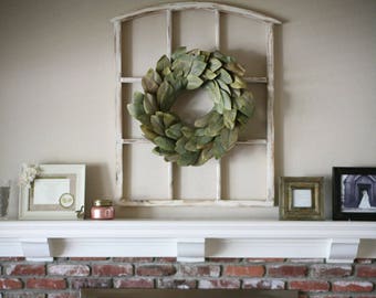 wallpapers Old Window Frame With Wreath window frame wreath etsy