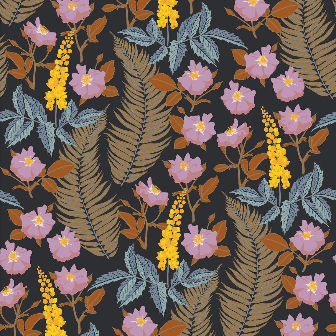 SAMPLES Mahonia Wallpaper Kate Blairstone - Etsy