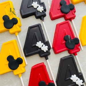 Mickey Mouse Dessert Table Mickey Birthday Party Favor Mickey Cakesicles Cake Pops Personalized Mouse Chocolate Oreos Lollipops Cookies