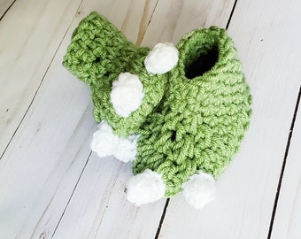 Dinosaur Booties & Crib Shoes, Baby Dino Feet Booties, Children's Photo Props, Newborn Photo Prop, Kids Costumes, Gift For Baby Halloween