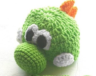 Baby Yoshi Halloween hat, Green Yoshi Hat, Nintendo Gamer, Toddler Costume, First Birthday Baby Photo Prop, Baby Shower Gift, Newborn Photo