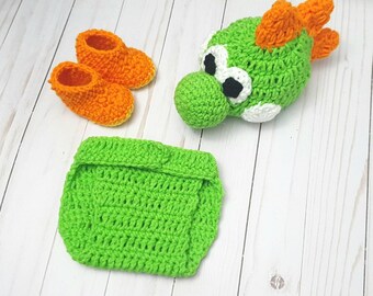 Yoshi Baby First Halloween Costume Nintendo Yoshi Outfit Etsy