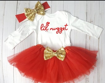 Lil Nugget Baby Chick Fil A Outfit, Cute Kid Shirts, Pregnancy Announcement, Baby Shower Gift, Baby Announcement, Vintage Kids, Cute Toddler