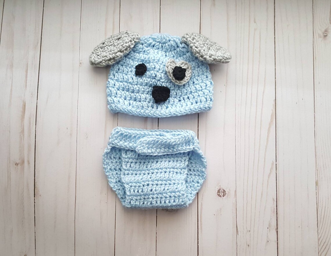 Baby Girl Puppy Dog Halloween Costume Newborn Crochet Photo Etsy