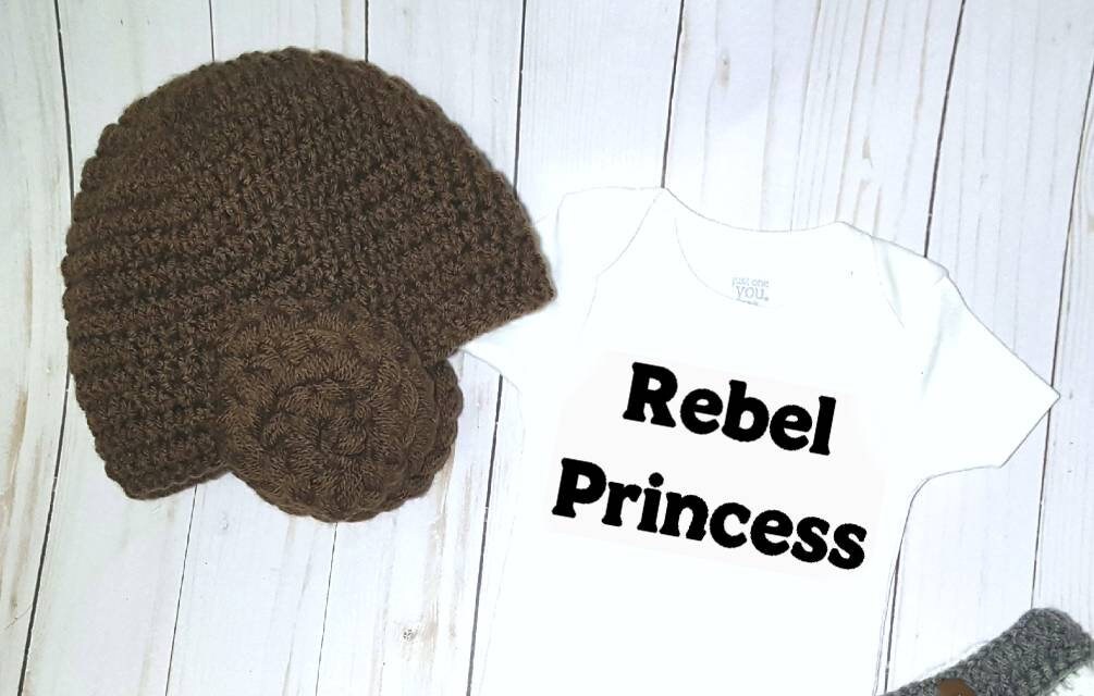Baby Girl Princess Leia Costume Baby Star Wars Outfit Newborn Etsy