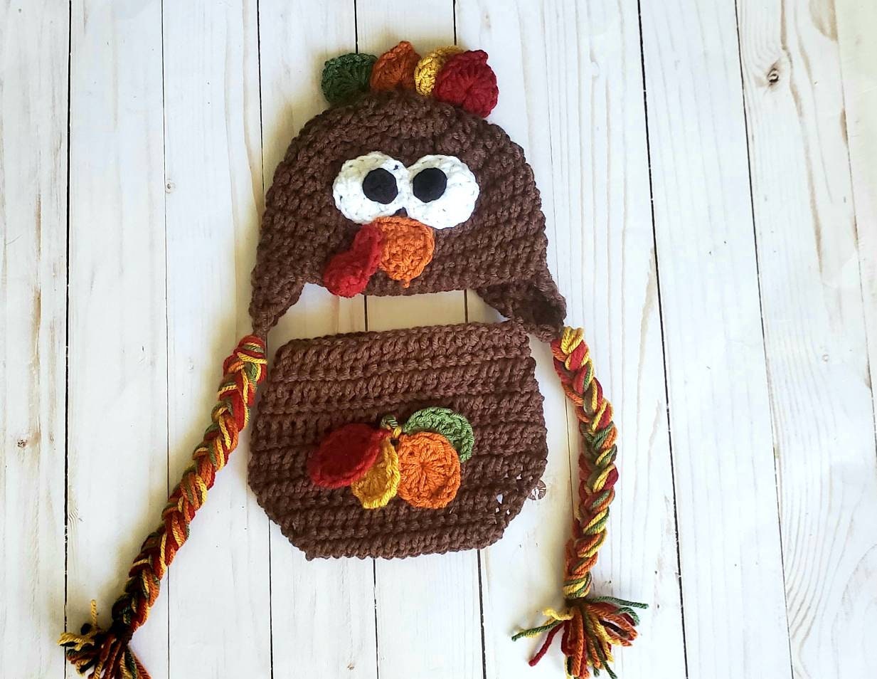 Thanksgiving Turkey Baby Costume Infant First Thanksgiving Turkey