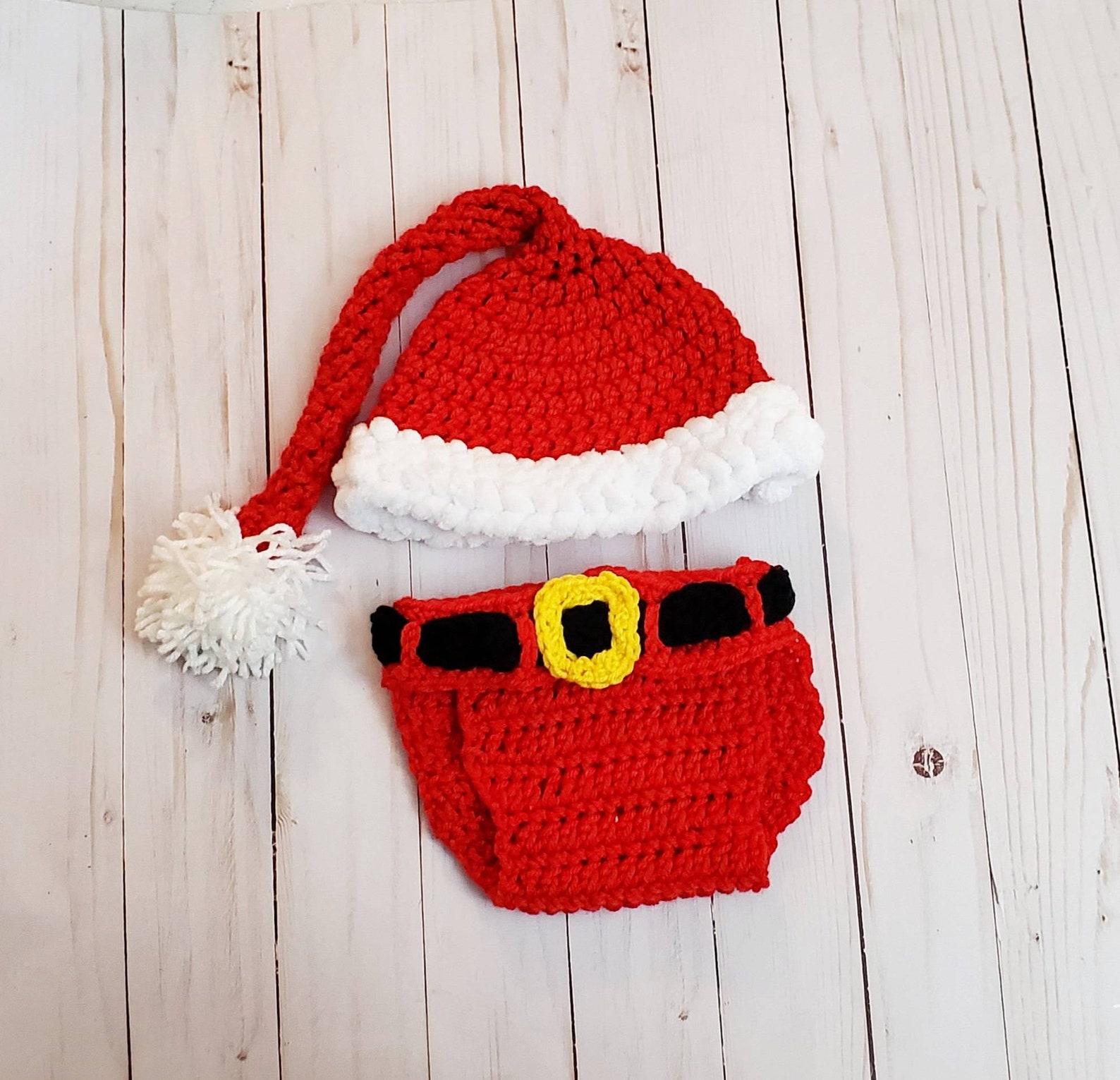 Newborn Santa Outfit Crochet Santa Set Santa Costume - Etsy
