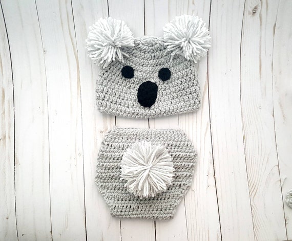 Newborn Photo Prop Koala Bear Outfit Costume Baby Girl Baby Shower Gift Cake Smash Coming Home Koala Nursery Hello World Baby Boy