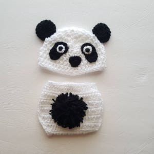 Panda Costume Bebe Fille Crochet Tenue Tenue De Panda De Etsy Panda Costume Bebe Fille Crochet Tenue Tenue De Panda De Etsy