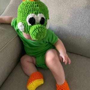 Crochet Yoshi Baby Costume, Nintendo Newborn Outfit, Photo Prop - Etsy