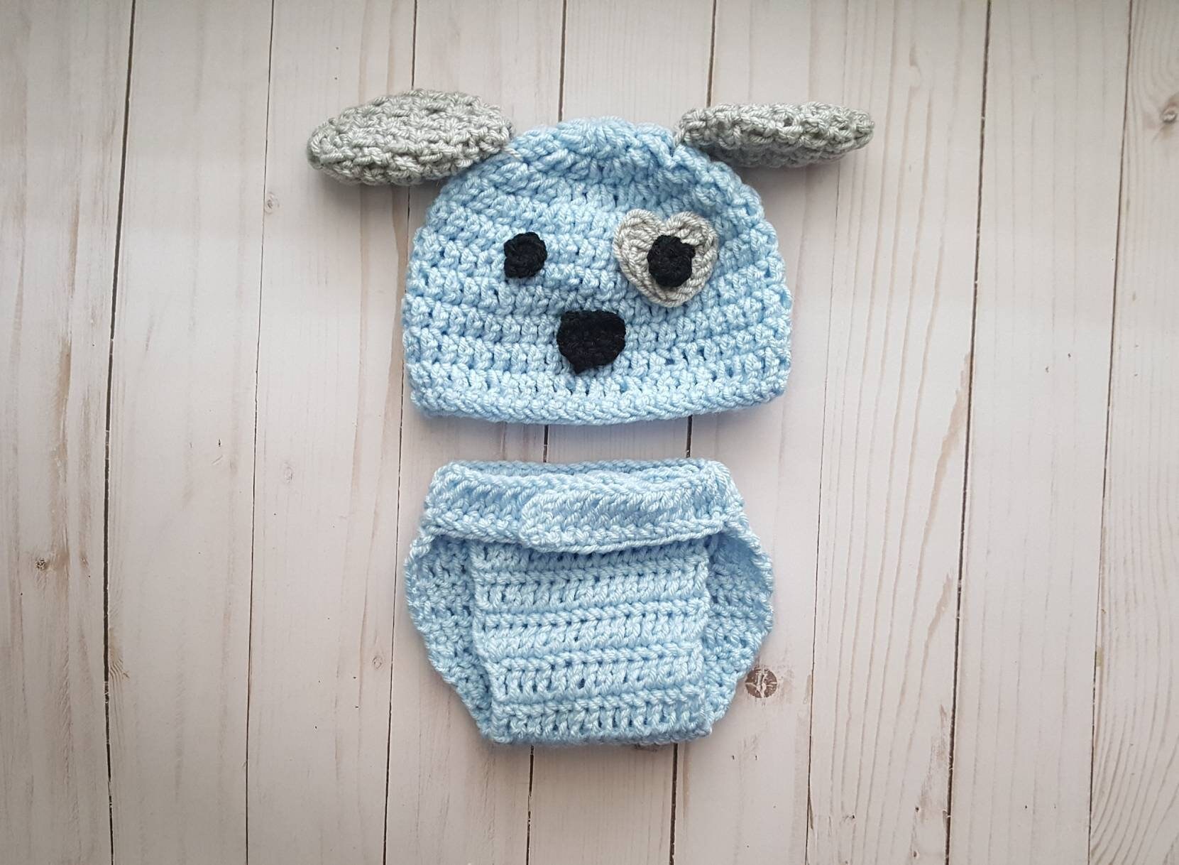 Baby Girl Puppy Dog Halloween Costume Newborn Crochet Photo - Etsy