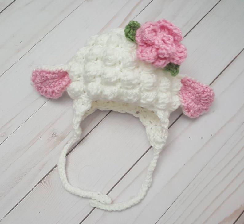 Newborn Baby Lamb Hat Sheep Newborn Photo Shoot Outfit Etsy