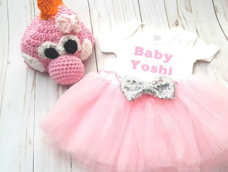 Pink Baby Yoshi Halloween Girl Costume Nintendo Yoshi Super Etsy