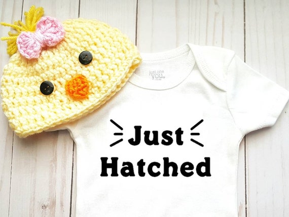 easter chick baby outfit