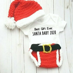 best gift ever newborn christmas outfit