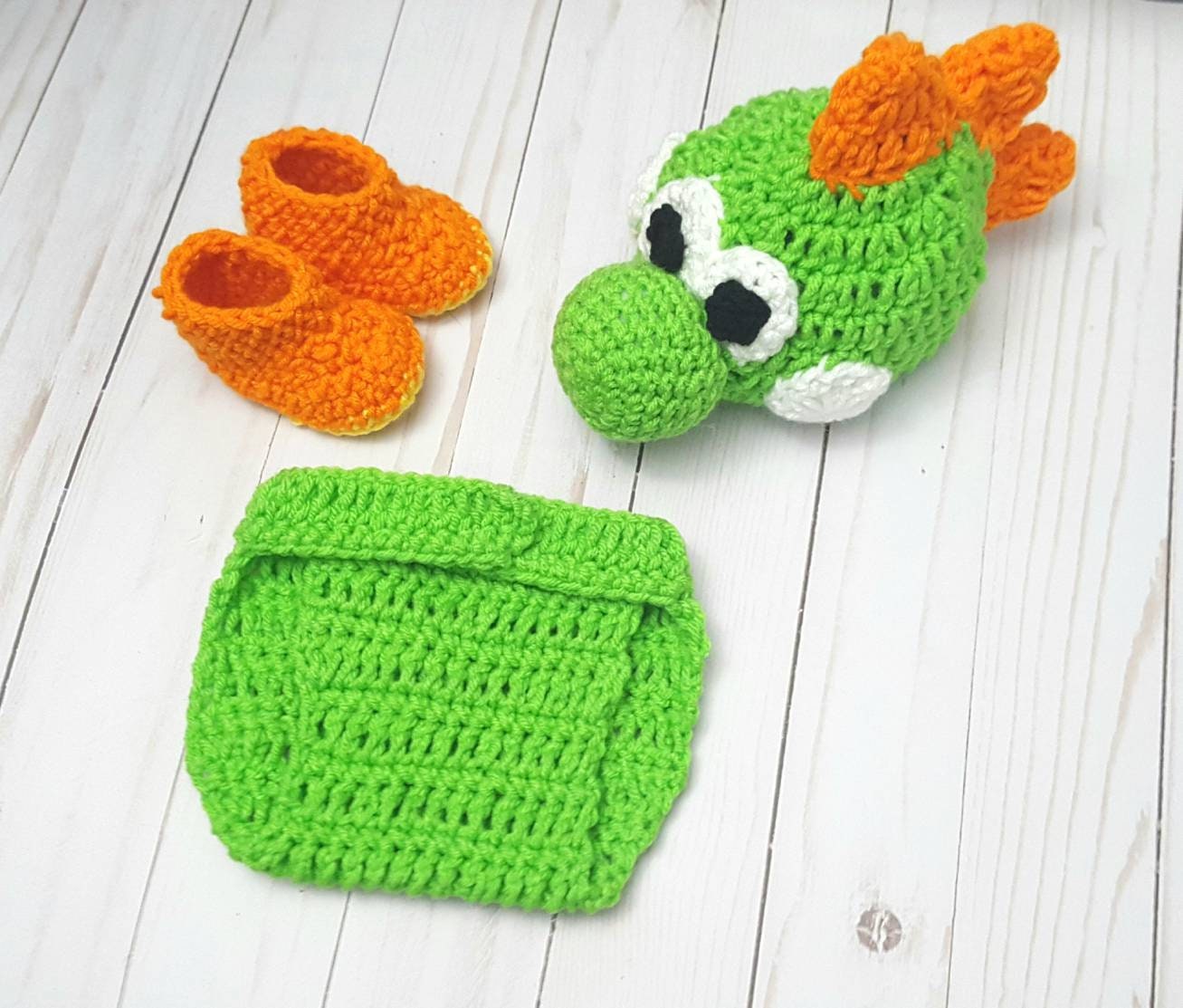 Costume De Bebe Yoshi Tenue Photo De Bebe De Cosplay Nintendo Etsy
