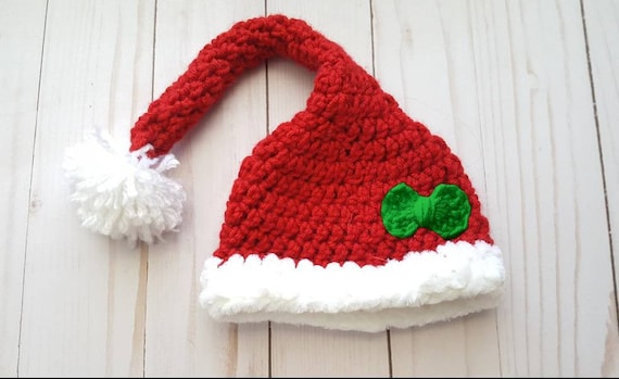 my first christmas baby hat