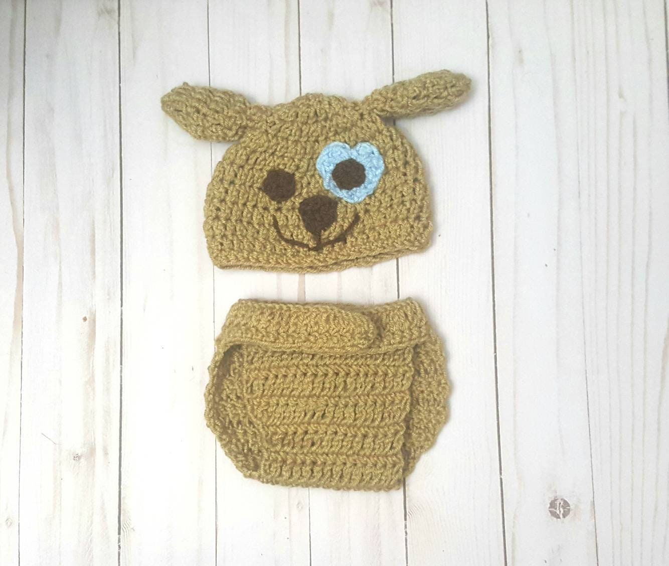 Baby Girl Puppy Dog Halloween Costume Newborn Crochet Photo Etsy
