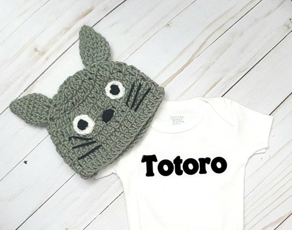 Baby infant girls bodysuit+hat+bib set outfits photo props baby shower gift cat