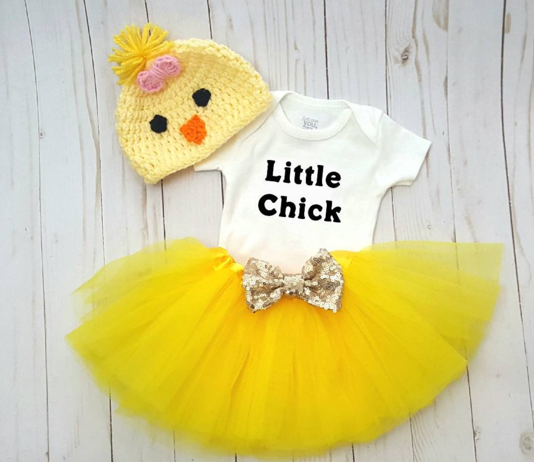 Baby Chick Costume Easter Spring Outfit Preemie Chick Outfit Etsy