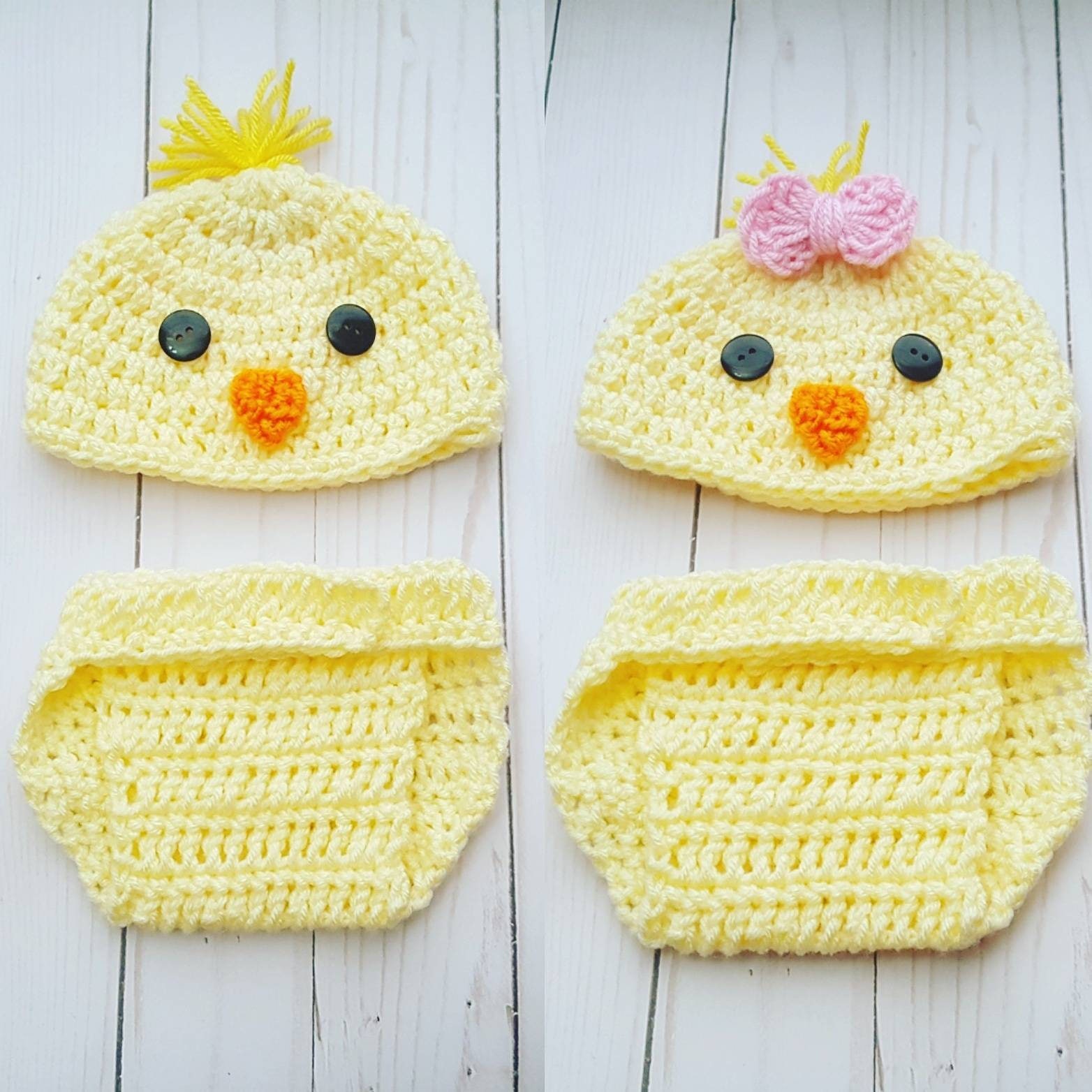 Newborn Baby Chick Costume Chick Easter Outfit Spring Coming Etsy