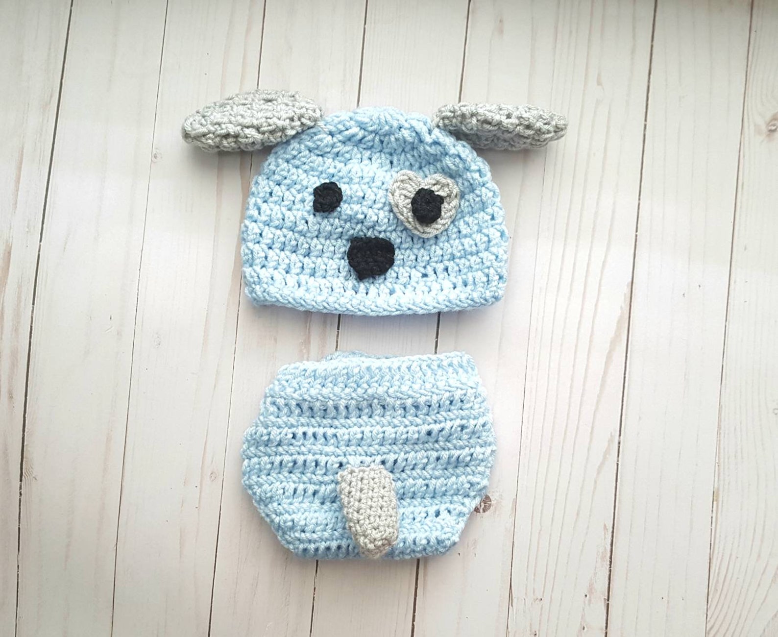 Baby Girl Puppy Dog Halloween Costume Newborn Crochet Photo Etsy