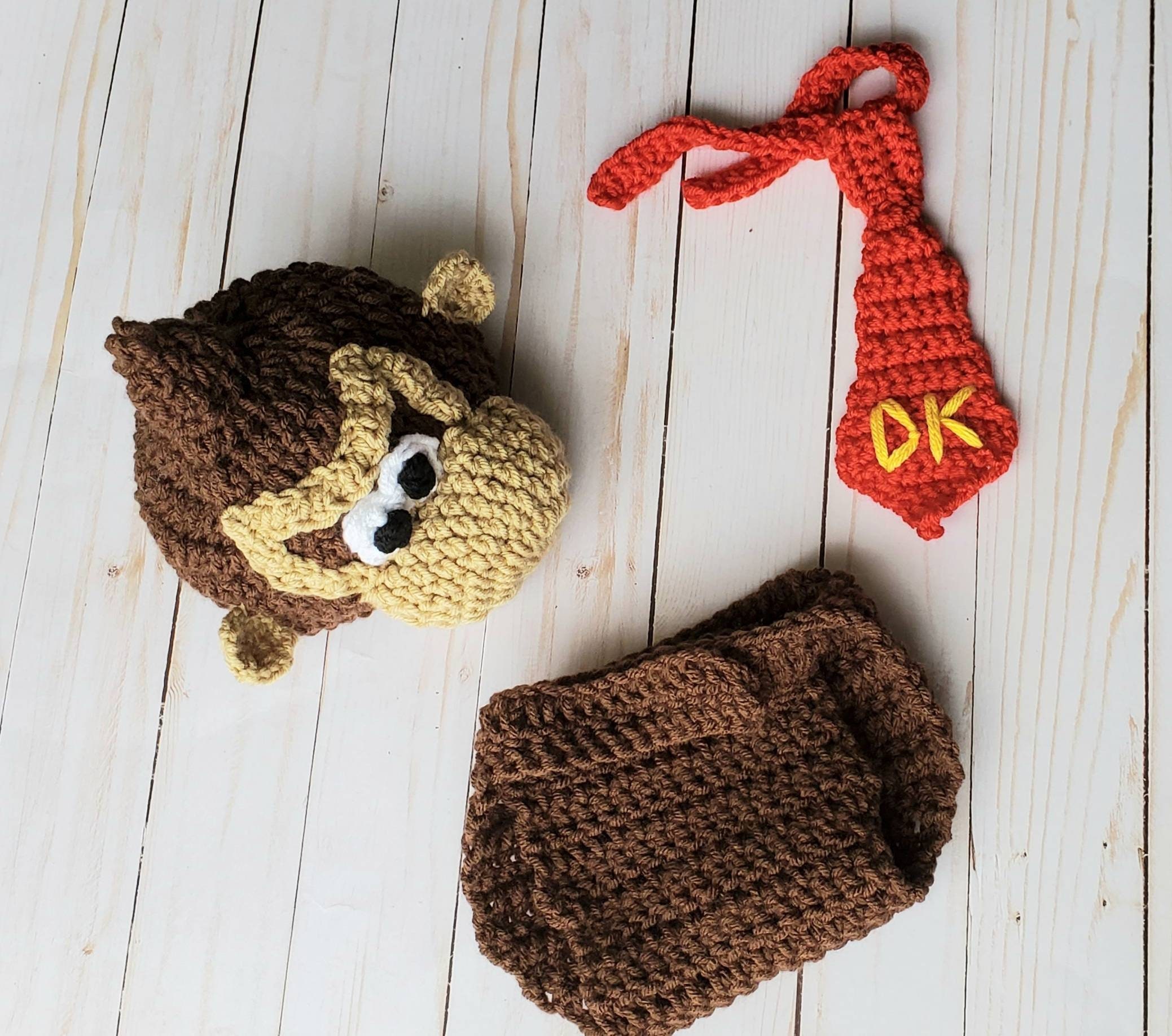 Donkey Kong Costume Nintendo Donkey Kong Baby Outfit Coming Etsy