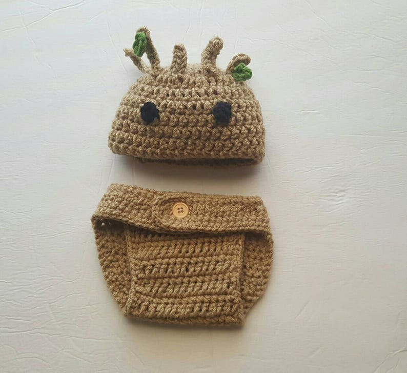 Baby Groot Hat Crochet Groot Hat Baby Groot Hat Baby Tree Etsy