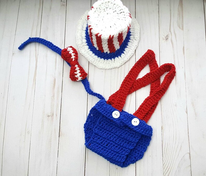 4th of July Baby Boy Outfit July 4th Baby Uncle Sam Costume Etsy