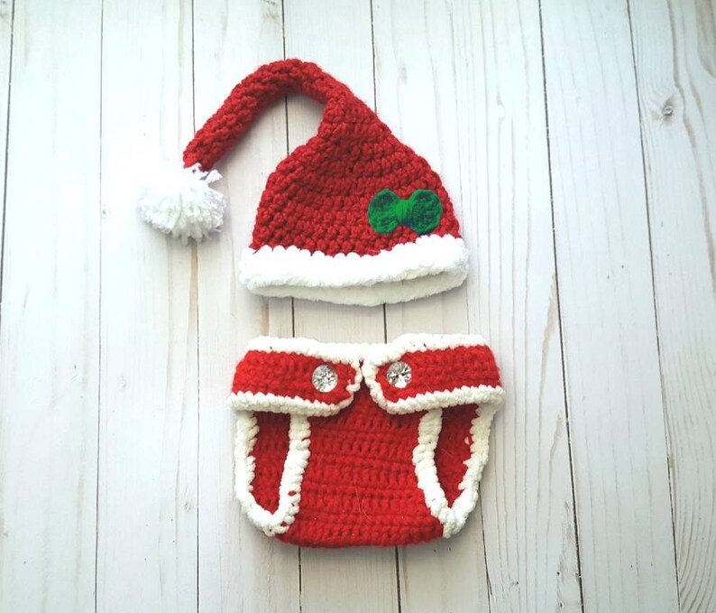 First Christmas Baby Girl Santa Hat Girl Santa Hat Newborn  Etsy