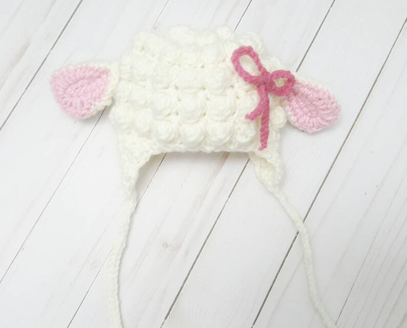 Newborn Baby Lamb Hat Sheep Newborn Photo Shoot Outfit Etsy