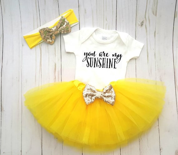 sunshine first birthday outfit