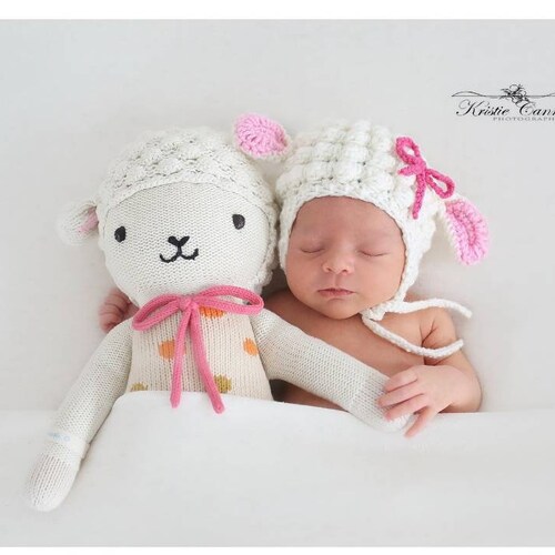 Lamb Baby Girl Costume Newborn Crochet Sheep Lamb Outfit Etsy