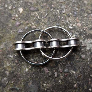 Bike chain key ring fidget hotsell