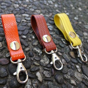 Upcycled Fire Hose Belt Keychain - Strong Magnetic Closure