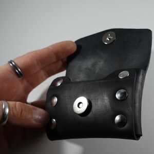 Vegan wallet / purse made from tractor inner tube image 3