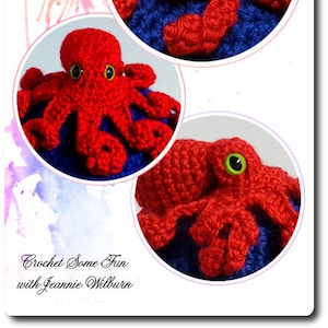 Amigurumi Mini /Small Octopus Toy Crochet Pattern