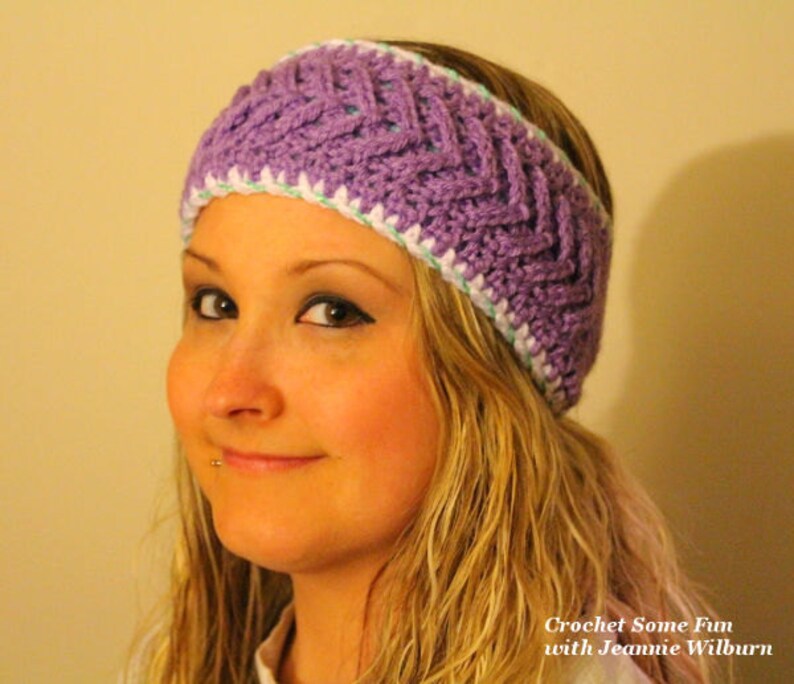 Infinity Headband With Liner Crochet Pattern Etsy