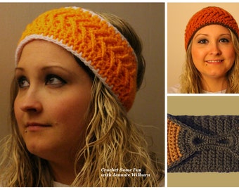 Infinity Headband with Liner Crochet Pattern