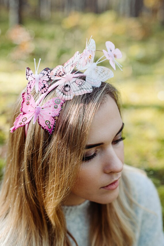 Monarch Butterfly Headband, Fascinator Hatinator, Bohemian  display picture 3