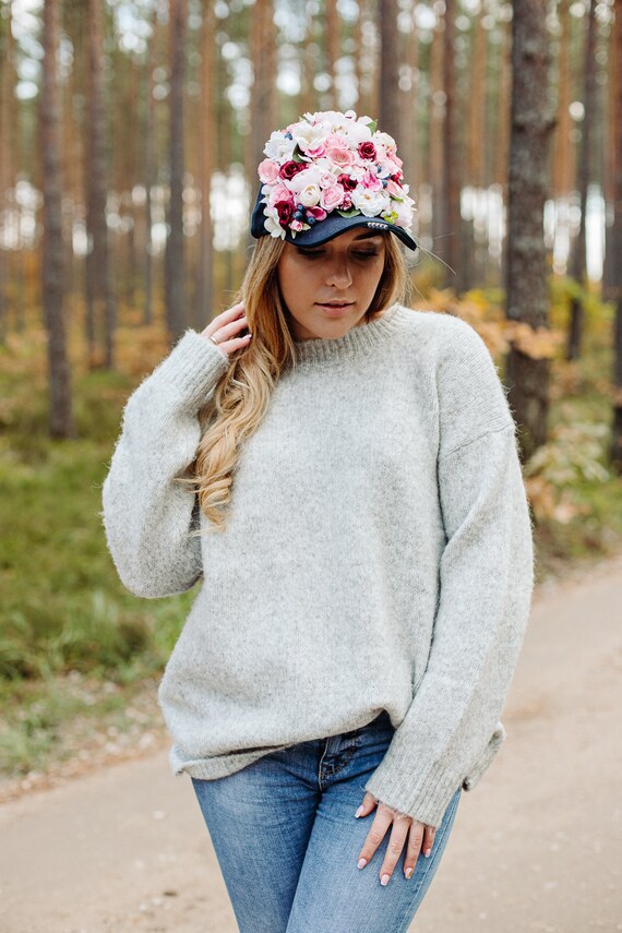 Cappello con fiori cappello leggero cappelli Trucker | Etsy Italia