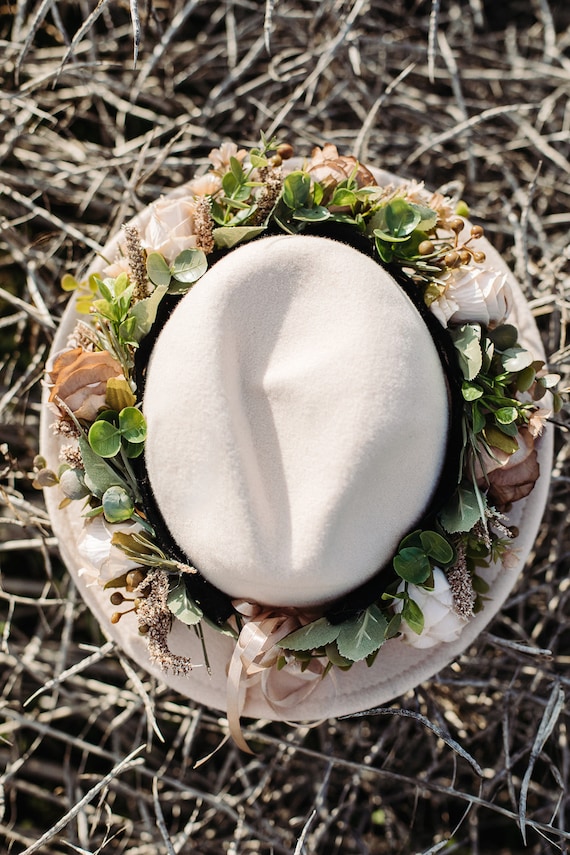 Girl Flower Crown Hat, Purple Flower Crown Wedding Girl, Girl Rose