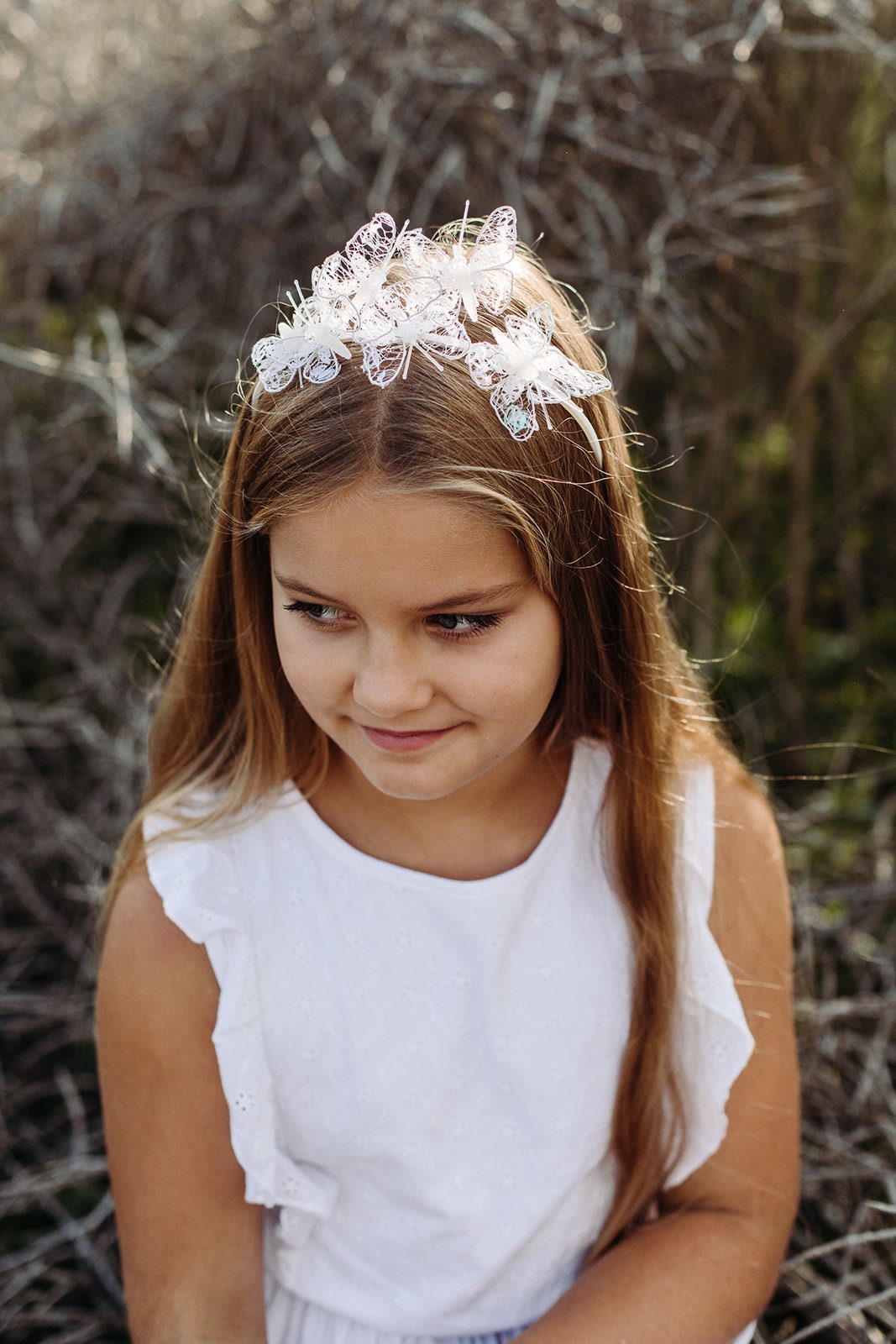 White Monarch Butterfly Headband White Butterfly Headband Etsy