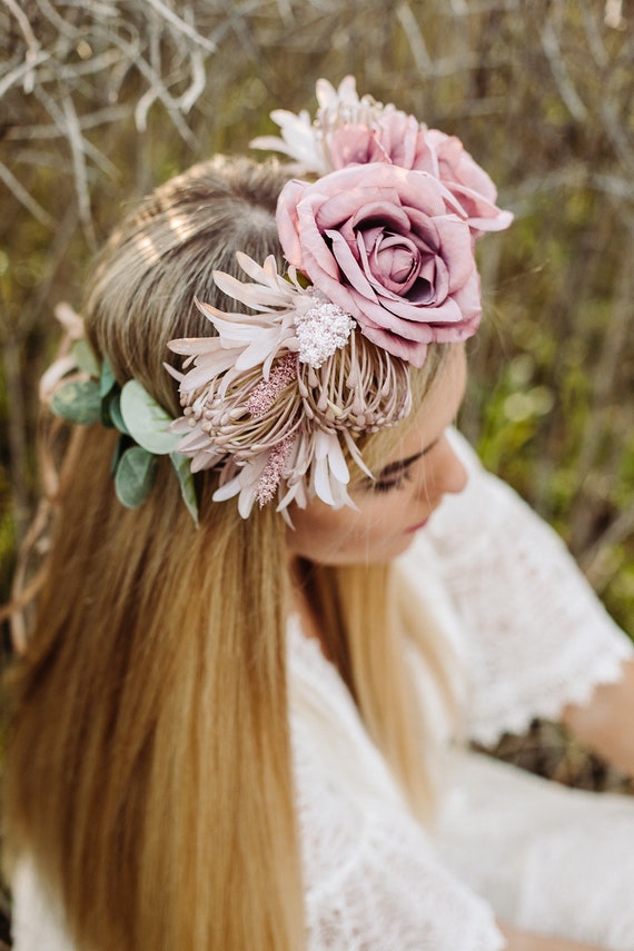 Zoestar Couronne De Fleurs à LED Pour Femmes Et Filles