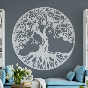 Tree Of Life, Wall Decor, Room Decor Vinyl Wall Mural Decal ABTL1