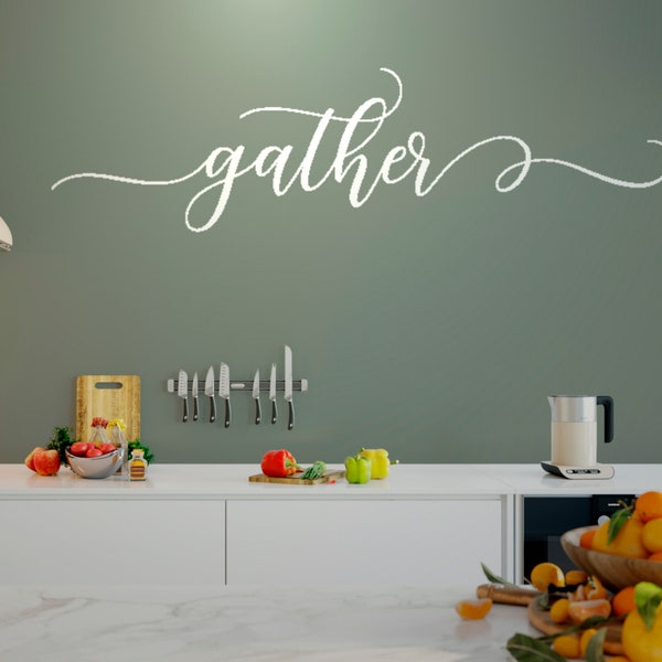 Kitchen Wall Decal Etsy